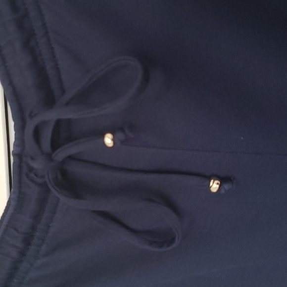 St John Sport Wide Leg Lounge Pant, Blue, Size L - Picture 4 of 8